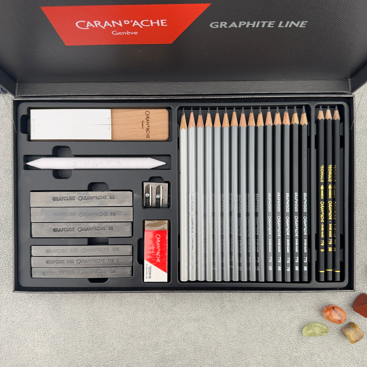 Caran d'Ache Graphite Line Gift Box - Box of 15 Hardness Degrees