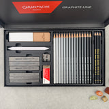 Caran d'Ache Graphite Line Gift Box - Box of 15 Hardness Degrees