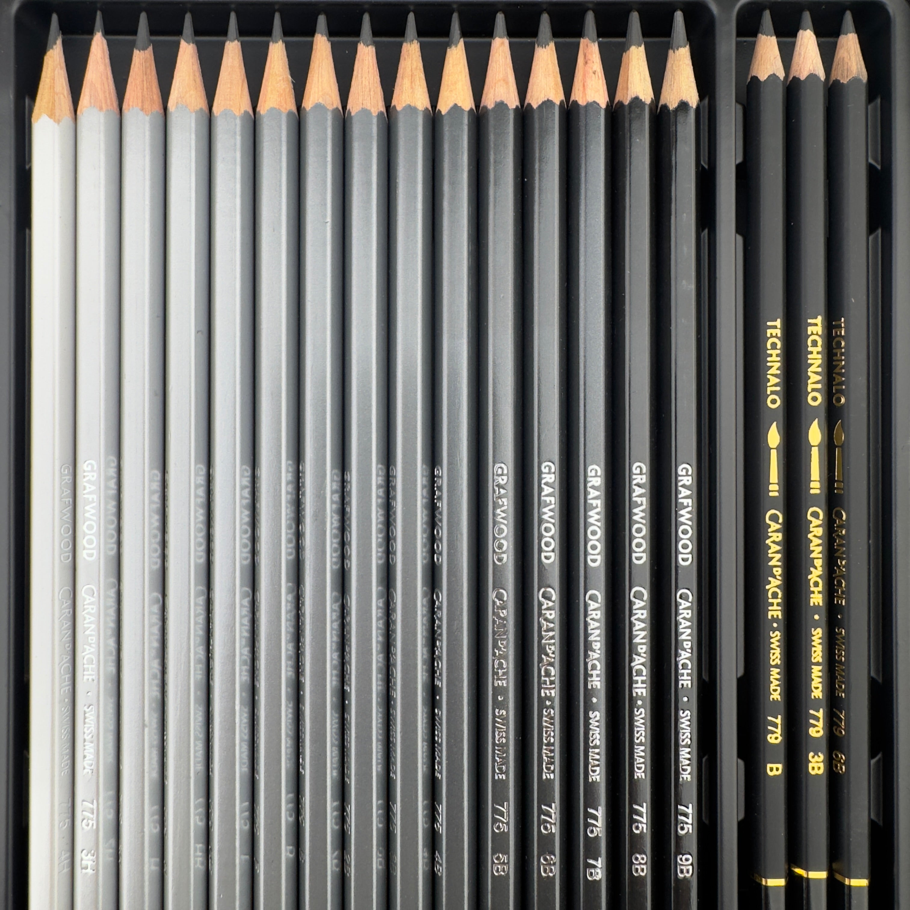 Caran d'Ache Graphite Line Gift Box - Box of 15 Hardness Degrees Caran d'Ache Graphite Line Gift Box - Box of 15 Hardness Degrees