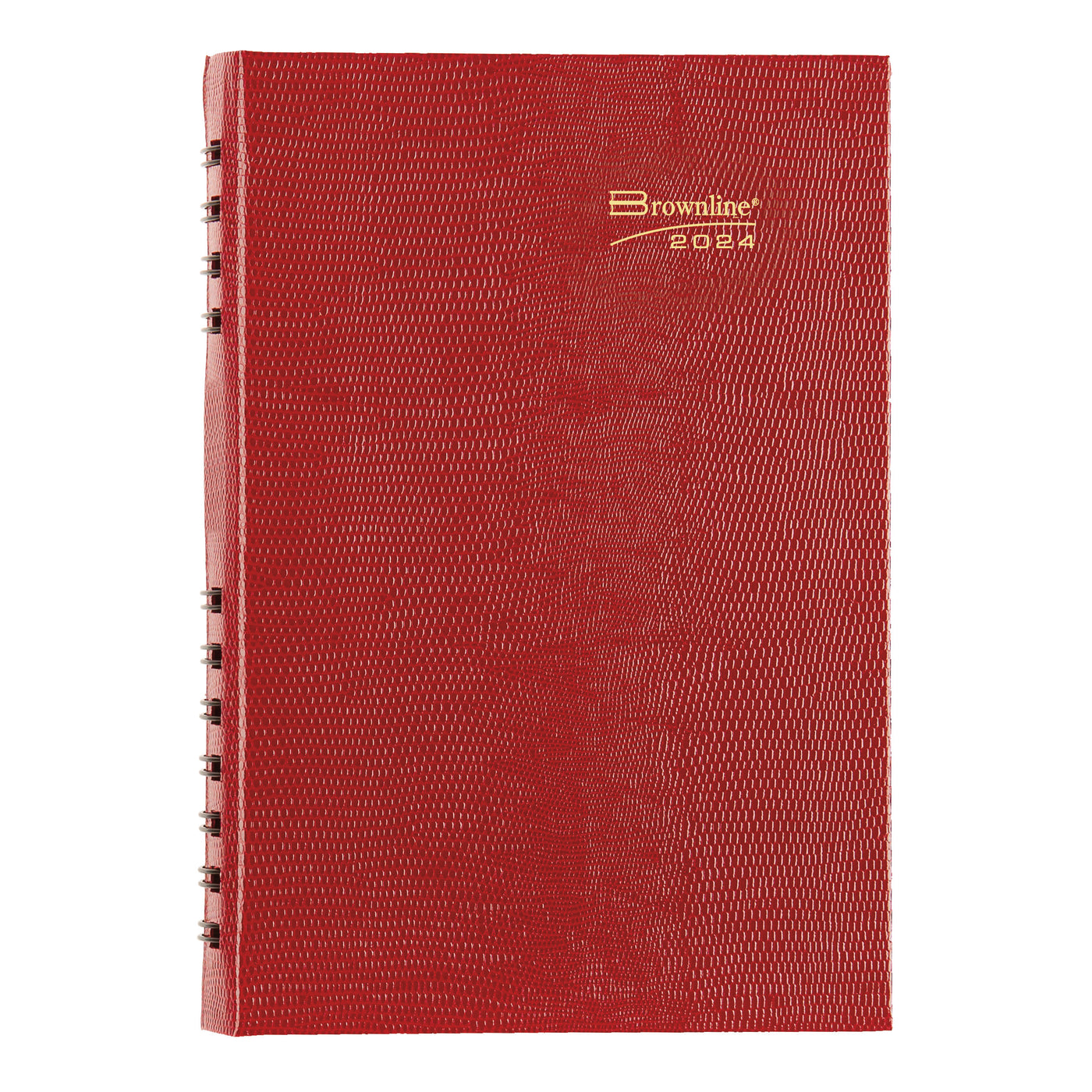 Brownline Coilpro Daily Planner - 5" x 8" - Red Cover