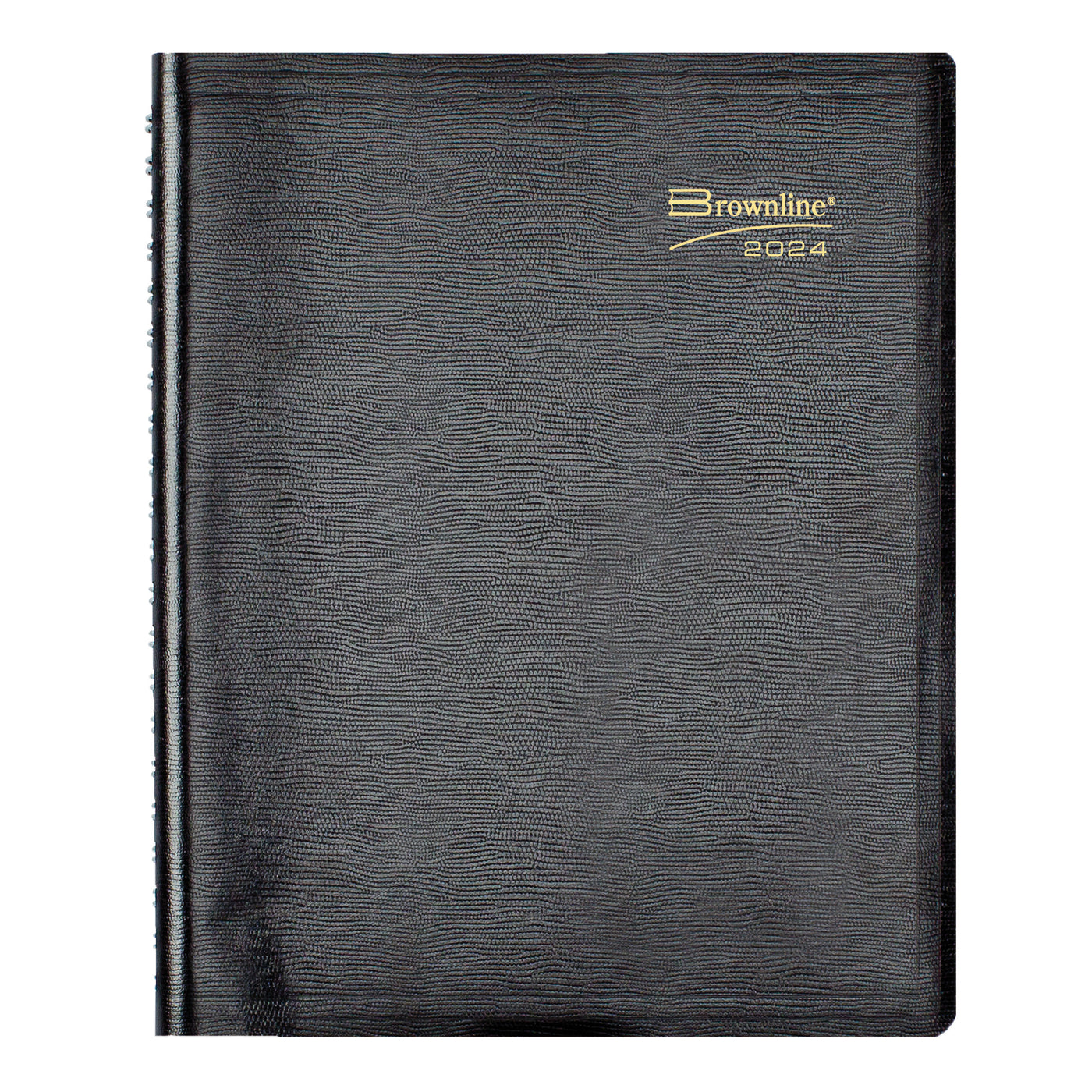 Brownline Daily Appoinment Book - 8 1/2" x 11" - Black Cover