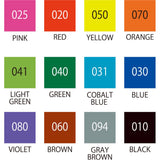 Kuretake Zig Fudebiyori Brush Lettering Markers (Set of 12)