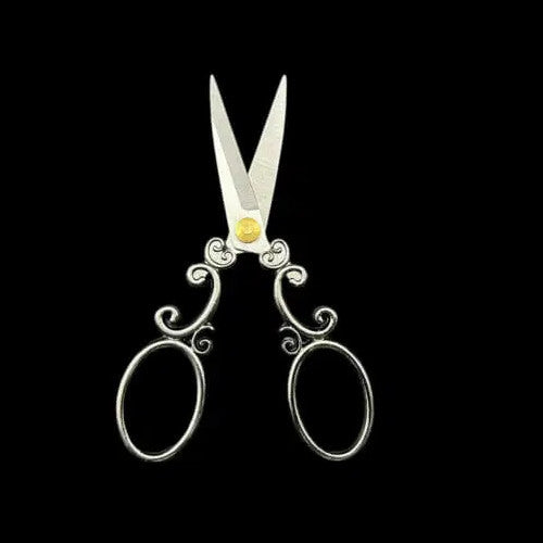 CoraCreaCrafts Arabesque Scissors - Black | Atlas Stationers