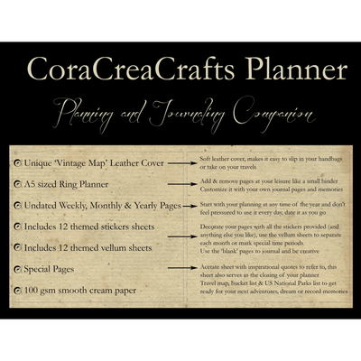 CoraCreaCrafts Planner Companion