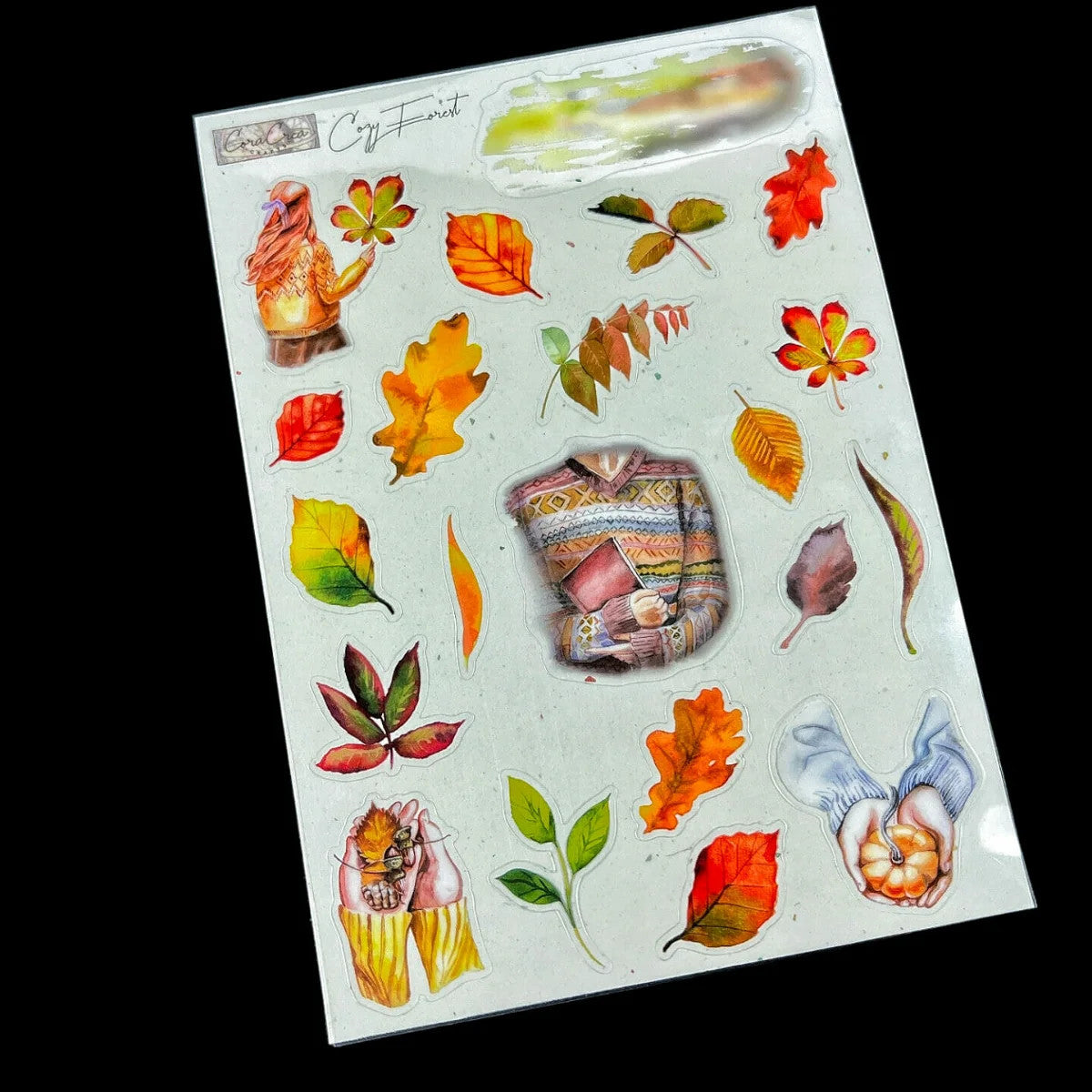 CoraCreaCrafts Sticker Sheet - Cozy Autumn