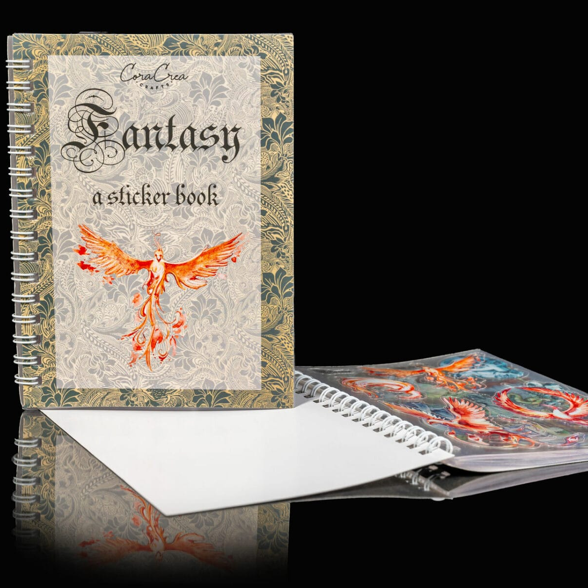 CoraCreaCrafts Sticker Book - Fantasy