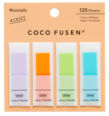 Kanmido Coco Fusen Color Sticky Notes - Medium