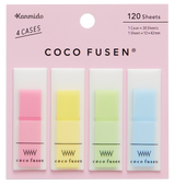 Kanmido Coco Fusen Color Sticky Notes - Medium