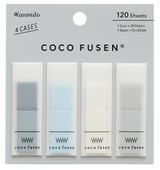Kanmido Coco Fusen Color Sticky Notes - Medium