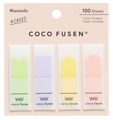 Kanmido Coco Fusen Shapes Sticky Notes - Medium