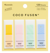 Kanmido Coco Fusen Pattern Sticky Notes - Medium
