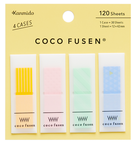 Kanmido Coco Fusen Pattern Sticky Notes - Medium