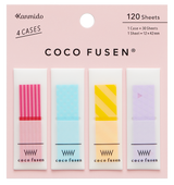 Kanmido Coco Fusen Pattern Sticky Notes - Medium