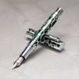 Conklin Endura Deco Crest Fountain Pen - Forest Green/Chrome