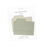 Cloth & Paper Blank Tab Sticky Notes