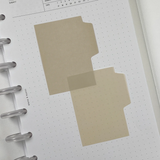 Cloth & Paper Blank Tab Sticky Notes