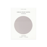 Cloth & Paper Transparent Circle Sticky Notes
