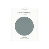 Cloth & Paper Transparent Circle Sticky Notes