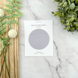 Cloth & Paper Transparent Circle Sticky Notes