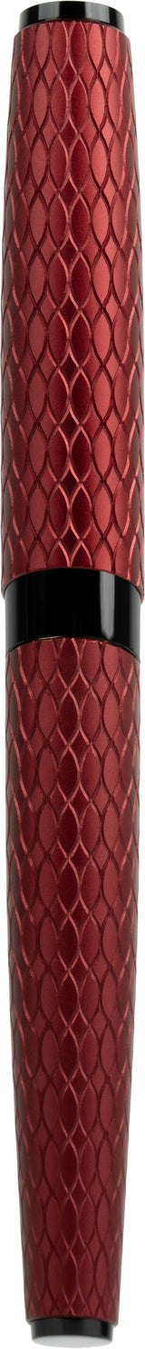 Diplomat Cobra Rollerball Pen - Burgundy Guilloche