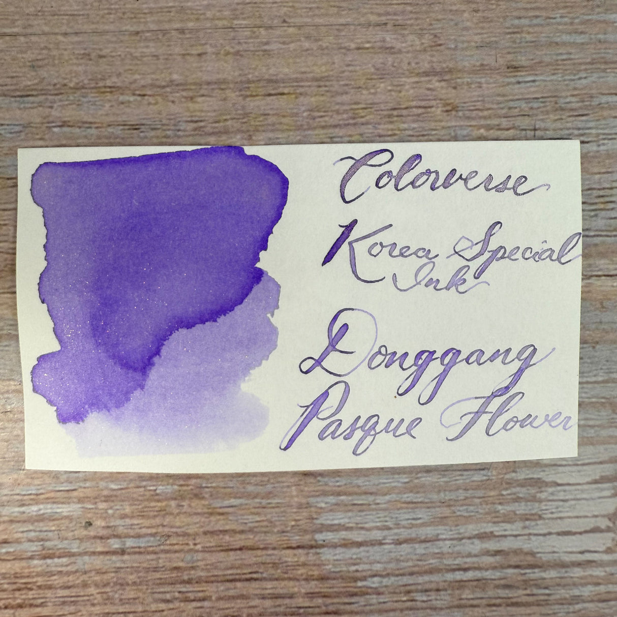 Colorverse 15ml Korea Special Bottled Ink - Donggang Pasqueflower