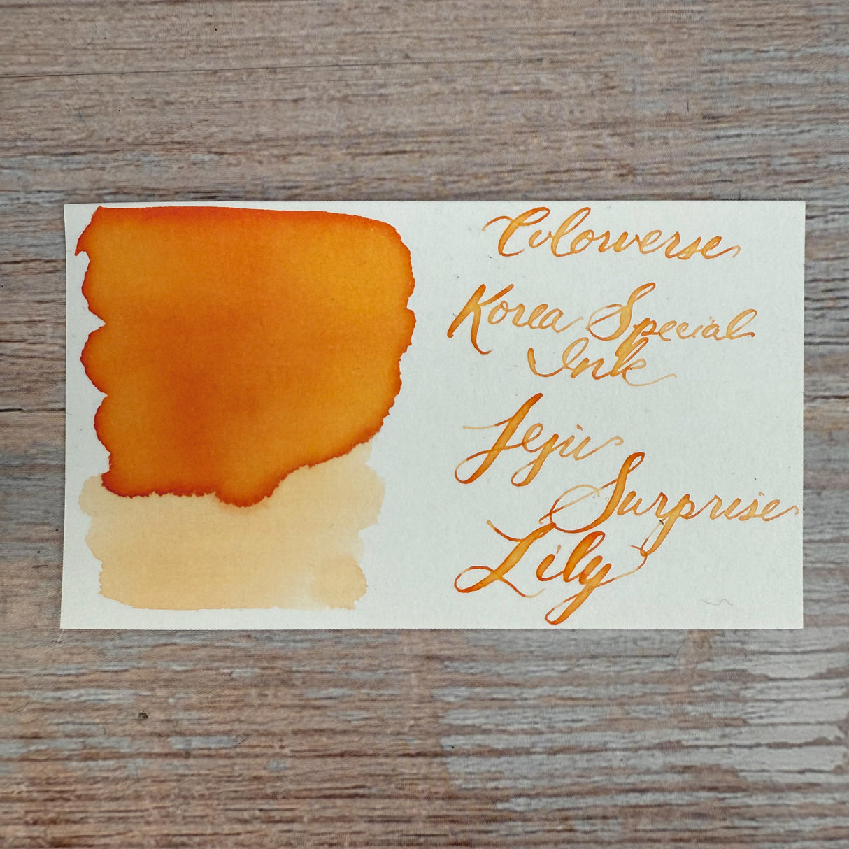 Colorverse 15ml Korea Special Bottled Ink - Jeju Surprise