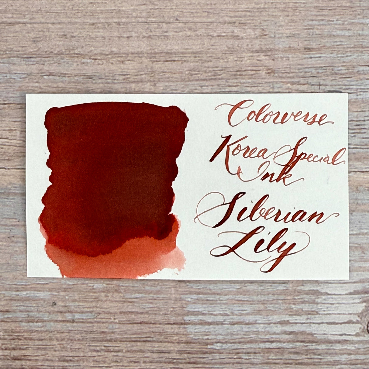 Colorverse 15ml Korea Special Bottled Ink - Siberian Lily