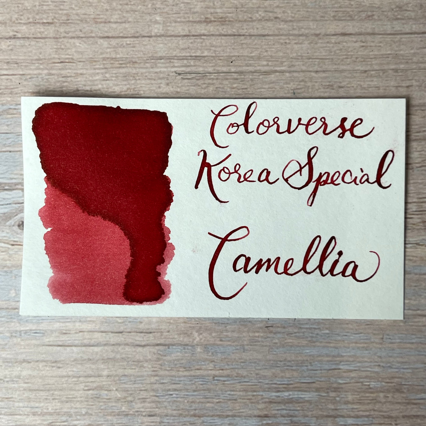 Colorverse 15ml Korea Special Bottled Ink - Camellia