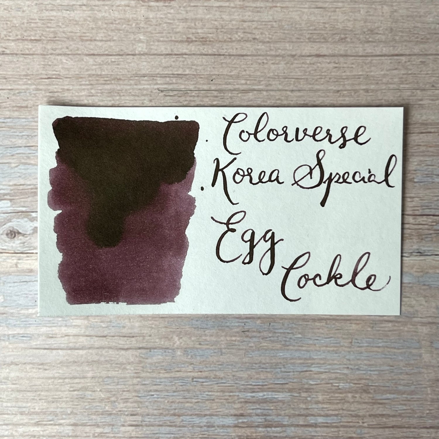 Colorverse 15ml Korea Special Bottled Ink - Egg Cockle