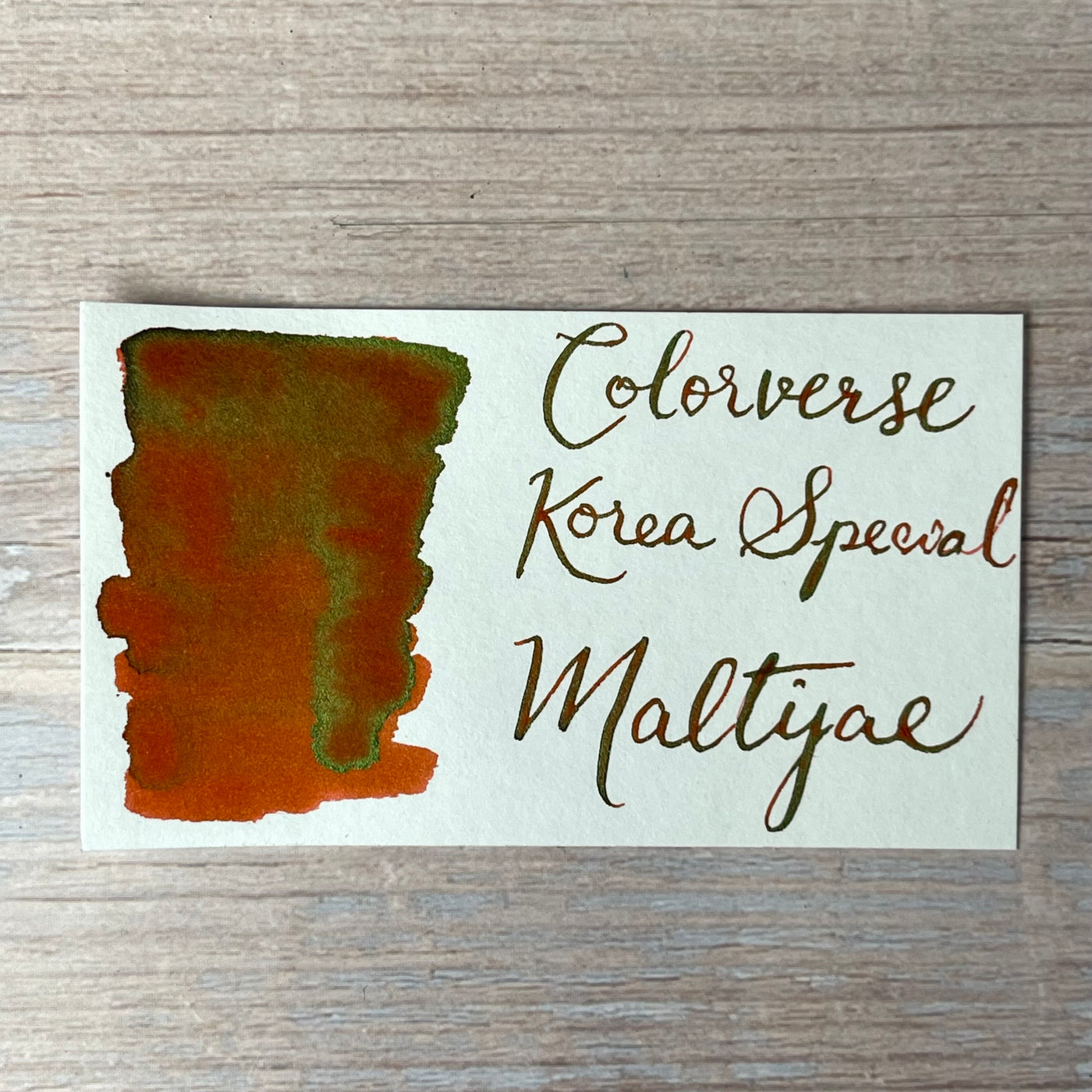 Colorverse 15ml Korea Special Bottled Ink - Maltijae