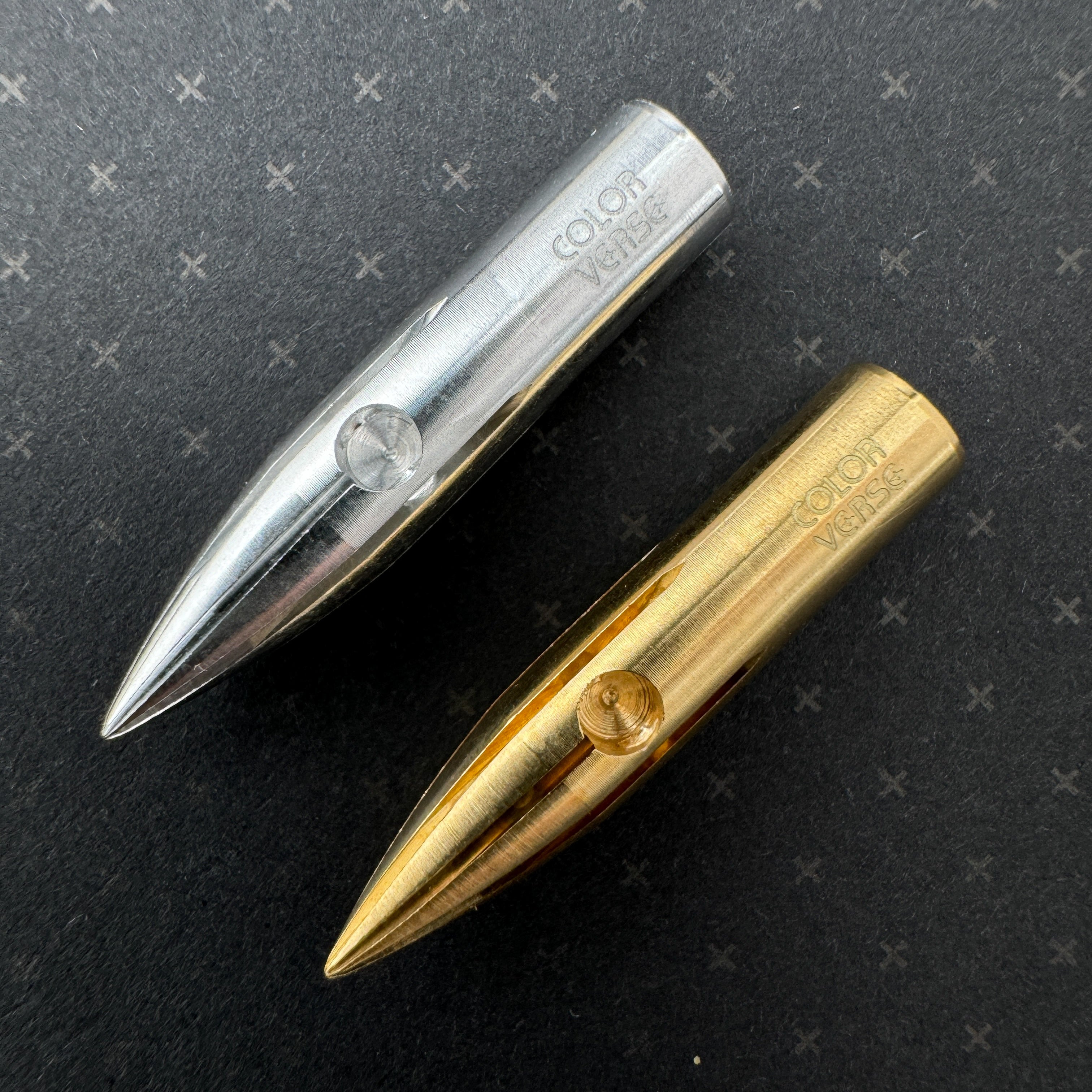 70s USA ヴィンテージ ソリッドブラス ヘンプ バックル Colorverse Shuttle Dip Pen Nib - Brass – Atlas Stationers