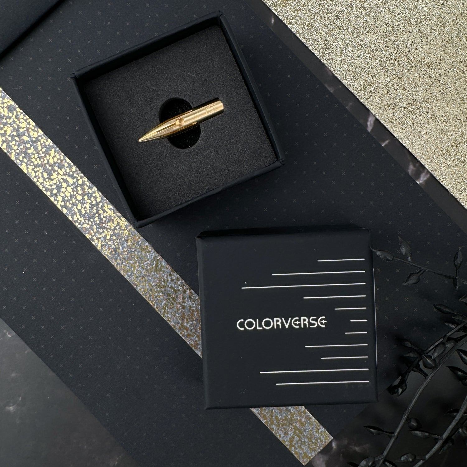 Colorverse Shuttle Dip Pen Nib - Brass