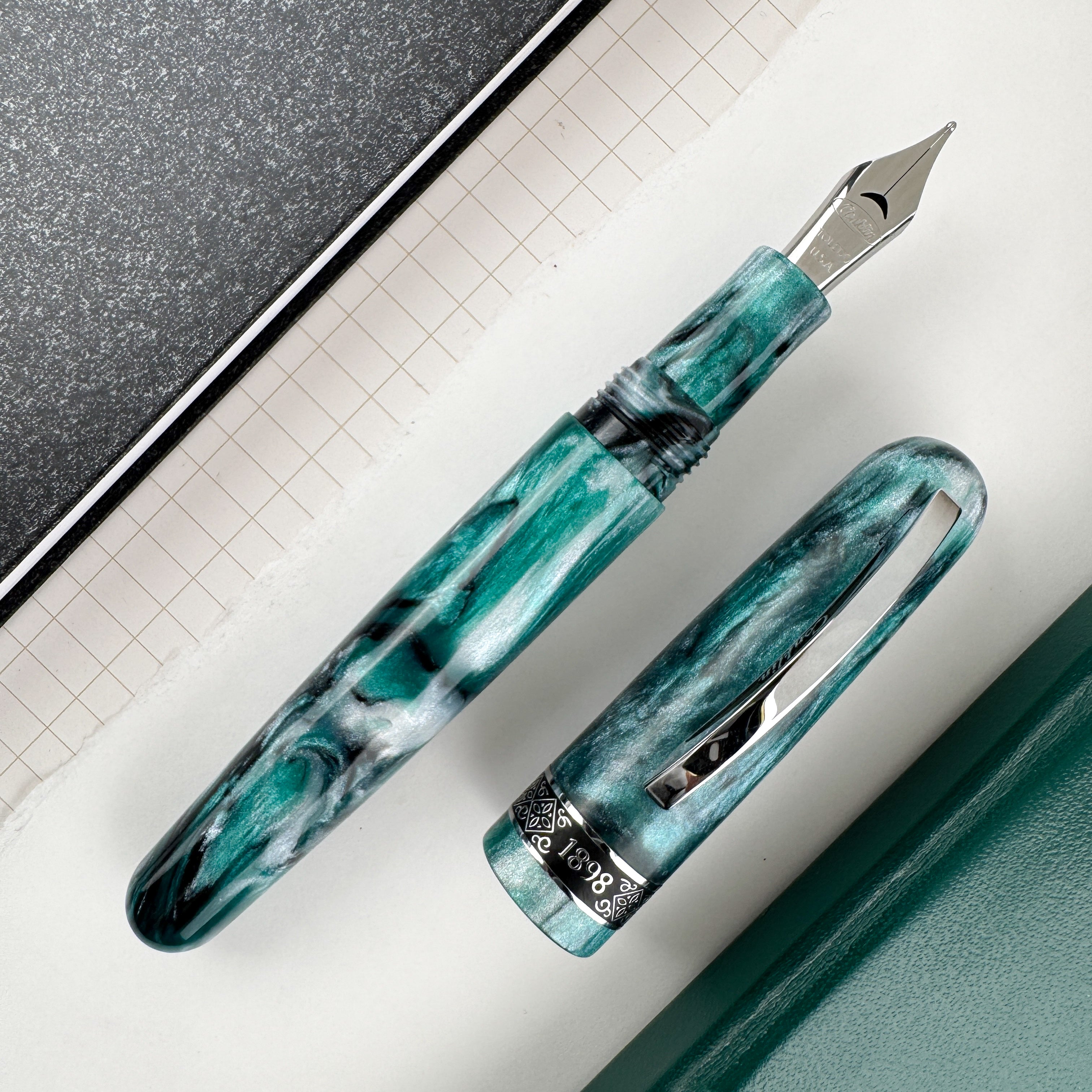 Conklin 1898 Fountain Pen - Ocean Frost (Atlas Exclusive) – Atlas