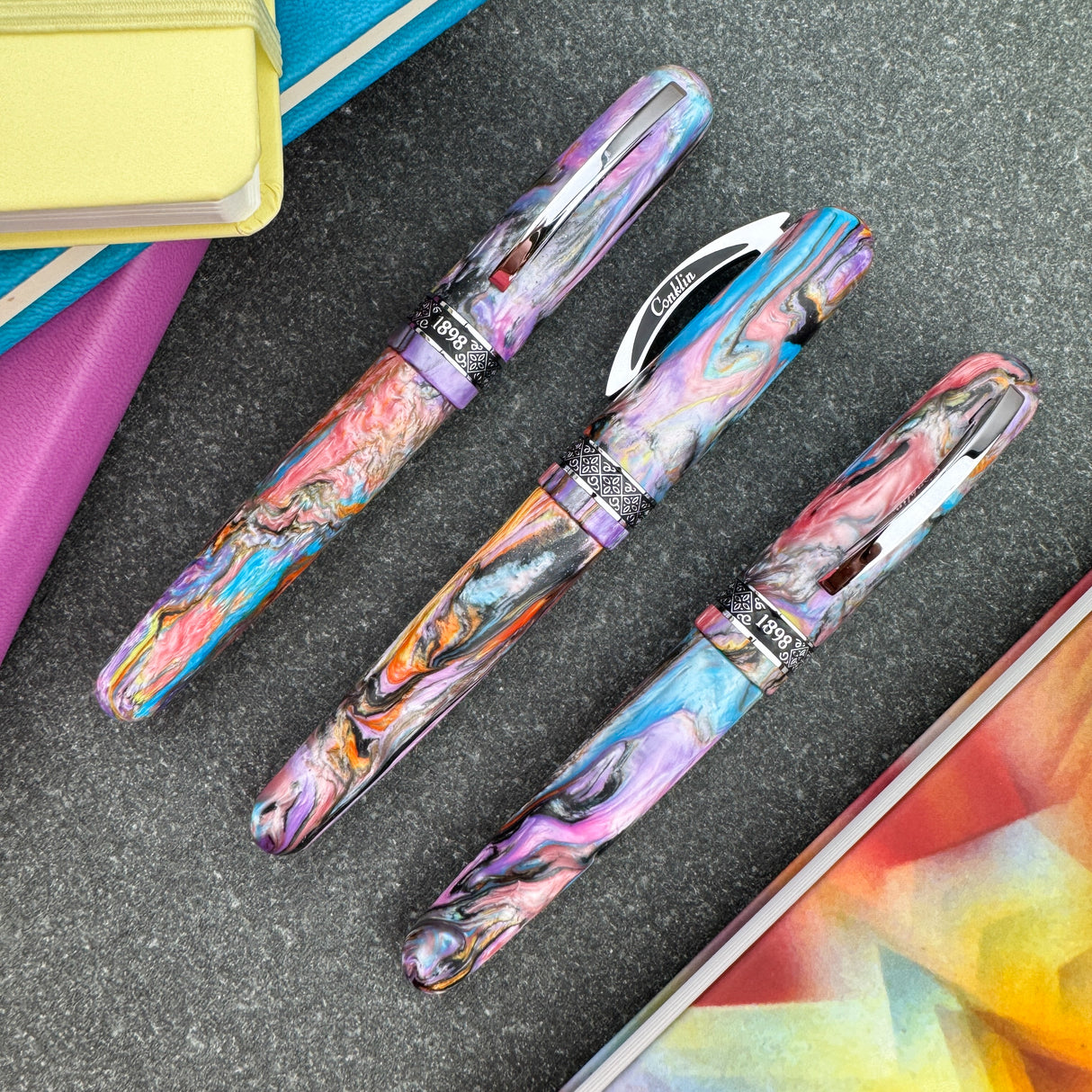 Conklin 1898 Fountain Pen - Primary Manipulation 4.5 (Special Edition)