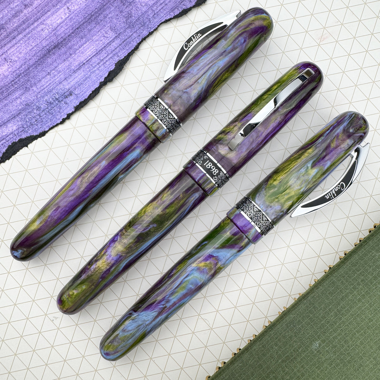 Conklin 1898 Rollerball Pen - Wisteria Walk (Atlas Exclusive)(Doorbuster)