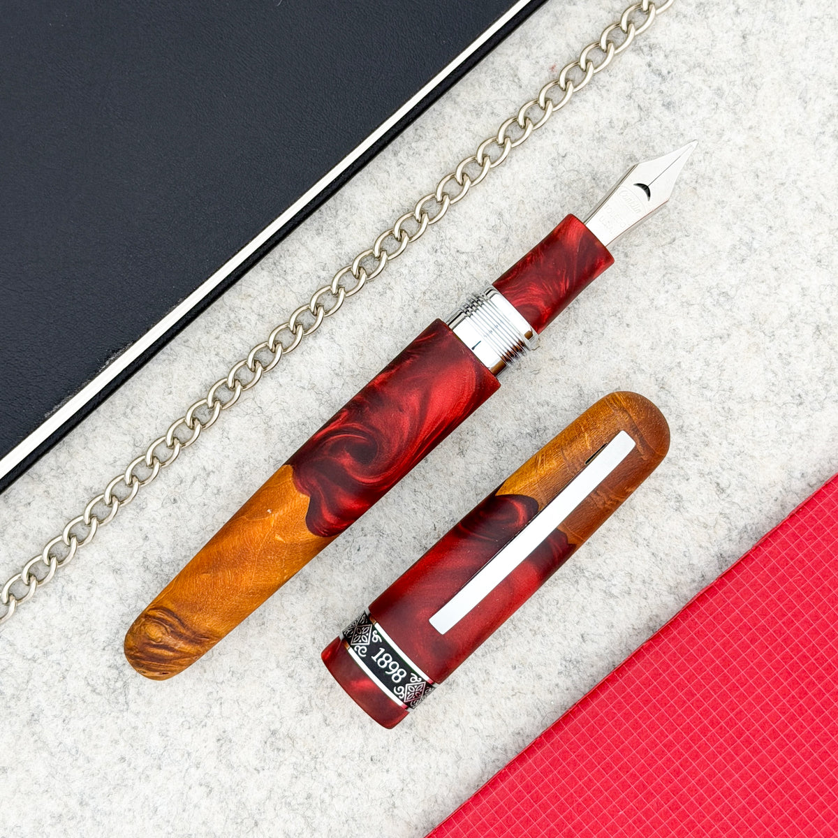 Conklin 1898 Spectra Fusion Fountain Pen - Burgundy (Limited Edition)