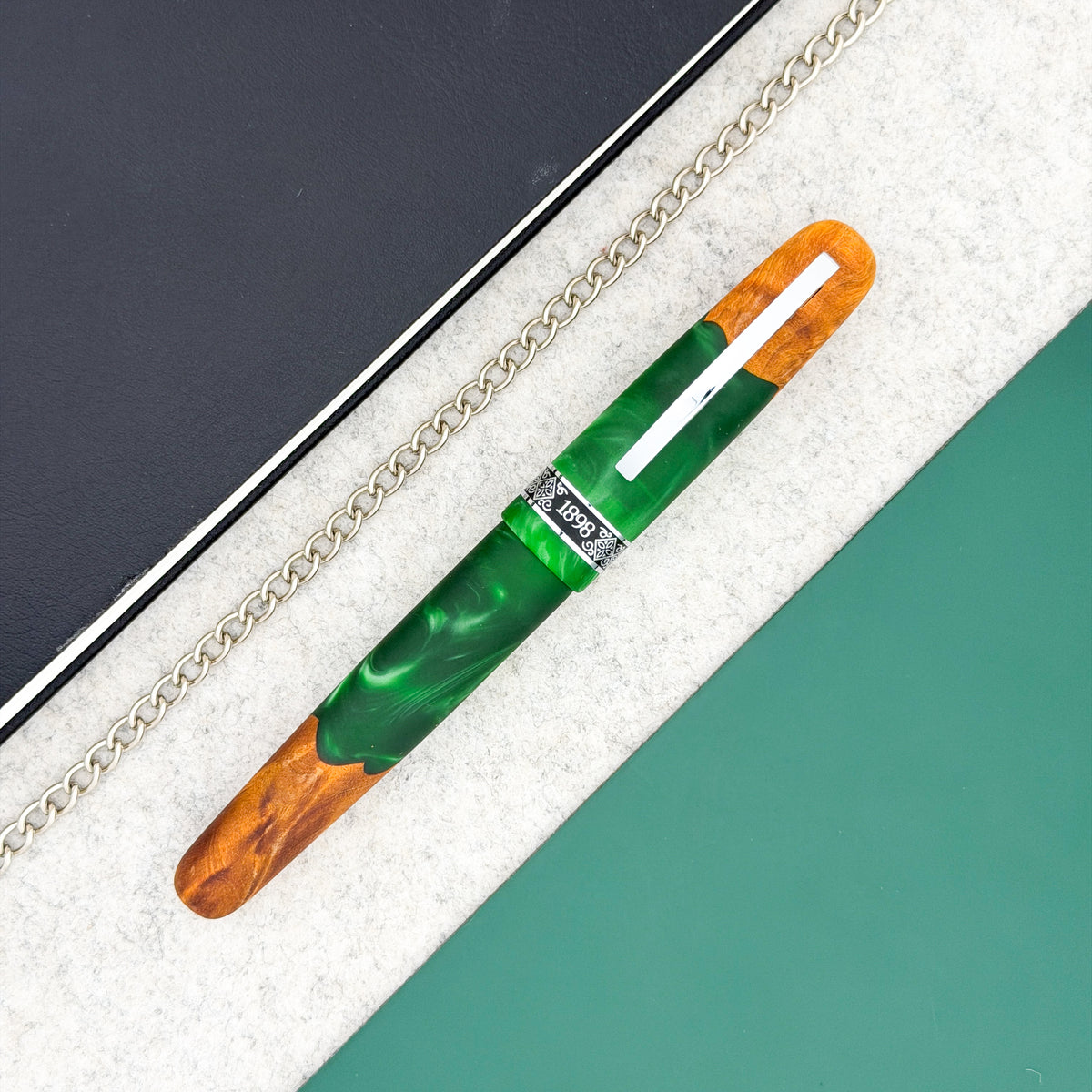 Conklin 1898 Spectra Fusion Fountain Pen - Green (Limited Edition)