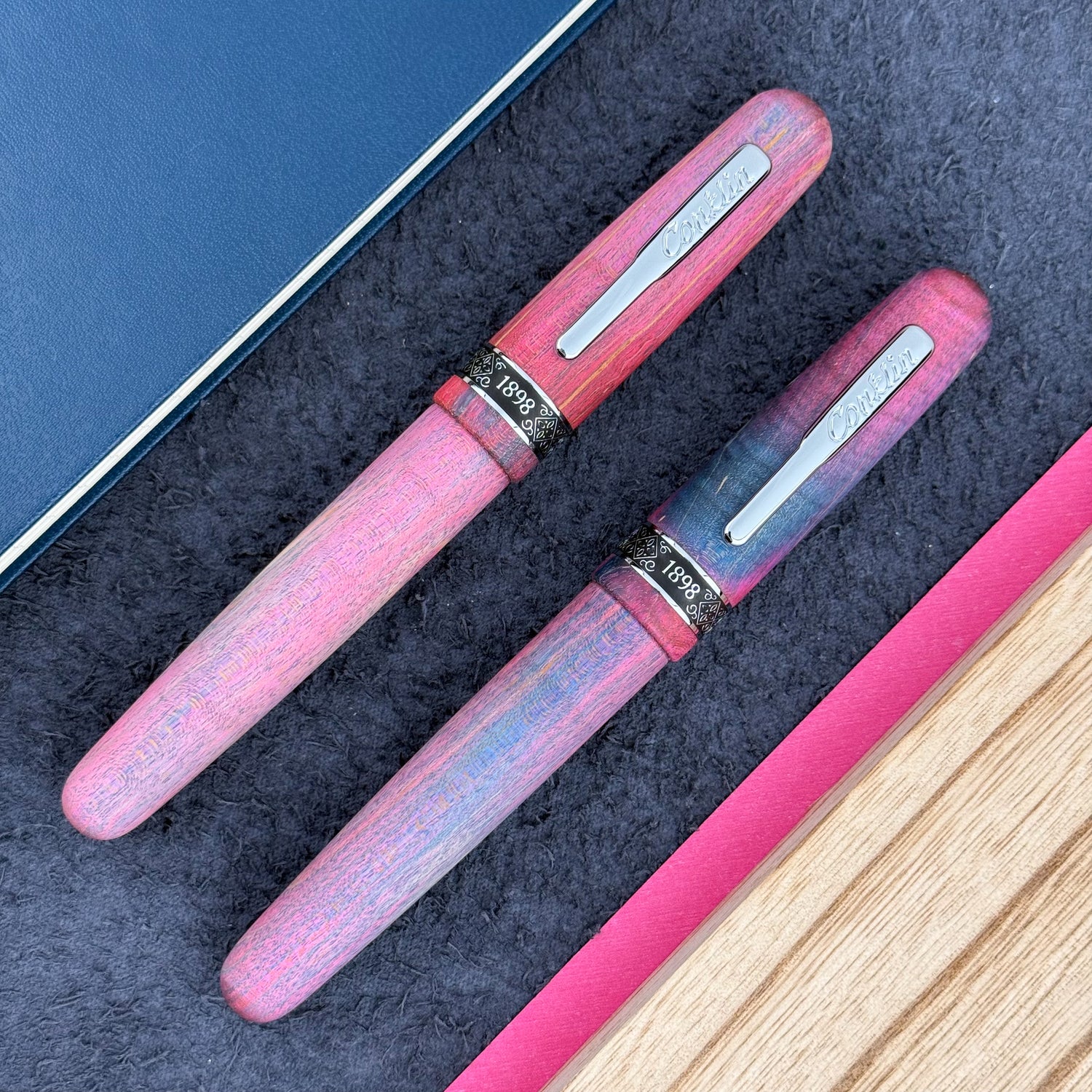 Conklin 1898 Stabilized Wood Fountain Pen - Matte Purple (Limited Edition)