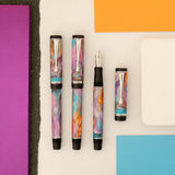 Conklin Duragraph Fountain Pen - Primary Manipulation 4.0 w/Chrome Trim