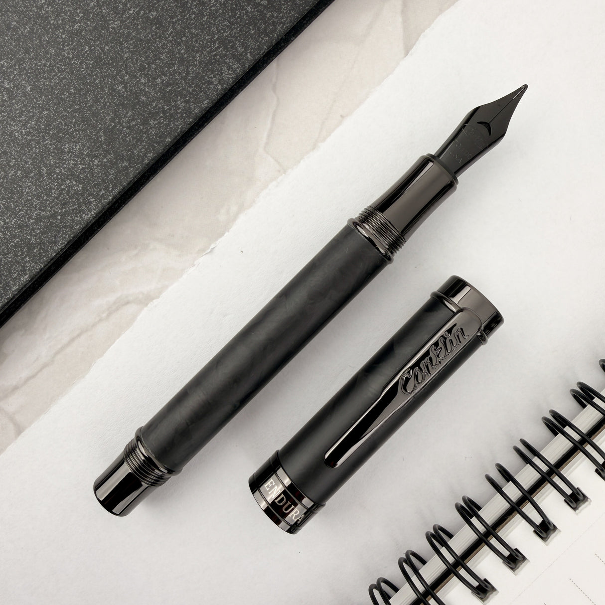 Conkin Endura Forged Carbon Fountain Pen