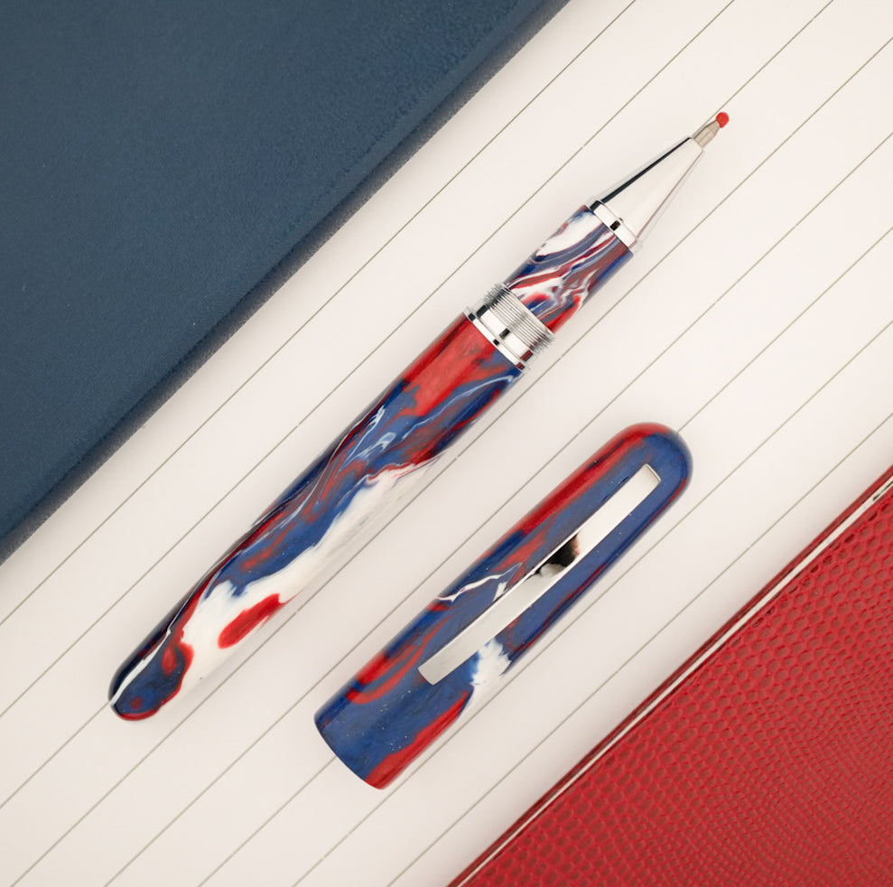 Conklin Streamline Rollerball Pen - USA 250 w/ Chrome Trim (Limited Edition)