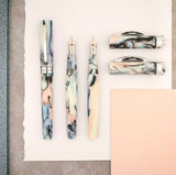 Conklin Toledo Fountain Pen - Red Abalone w/ Chrome Trim (Atlas Exclusive) (Limited Edition)