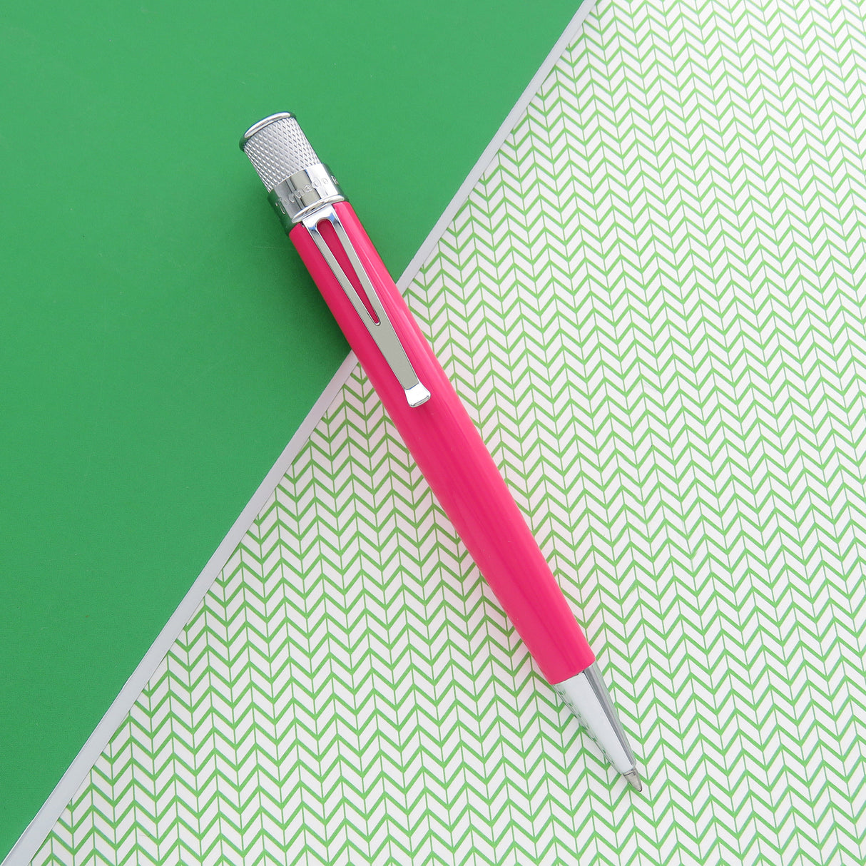 Retro 51 Tornado Colorwave Collection Rollerball Pen - Positively Pink
