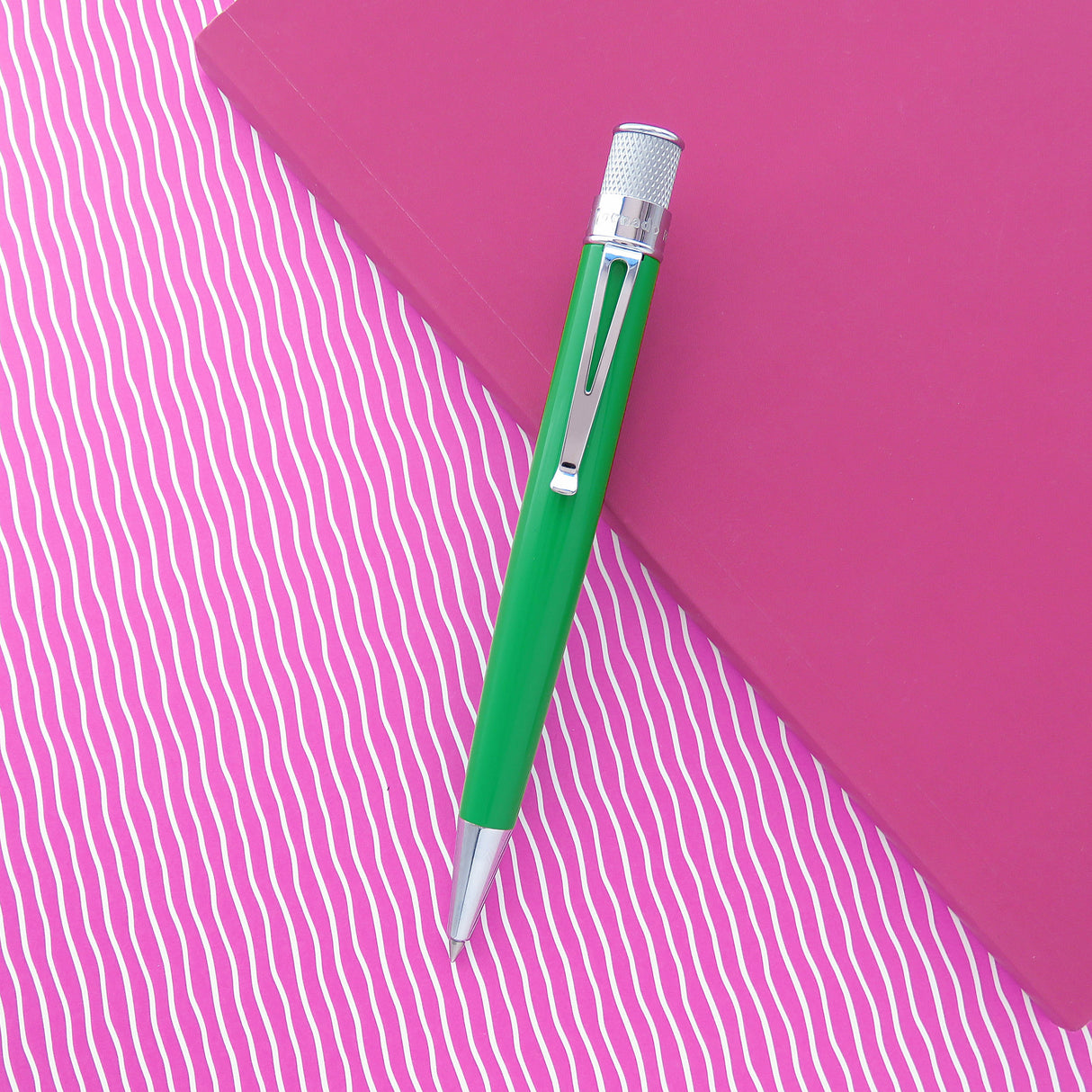 Retro 51 Tornado Colorwave Collection Rollerball Pen - Go Green