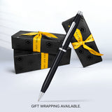 Century II Black Lacquer Ballpoint Pen - gift wrapping