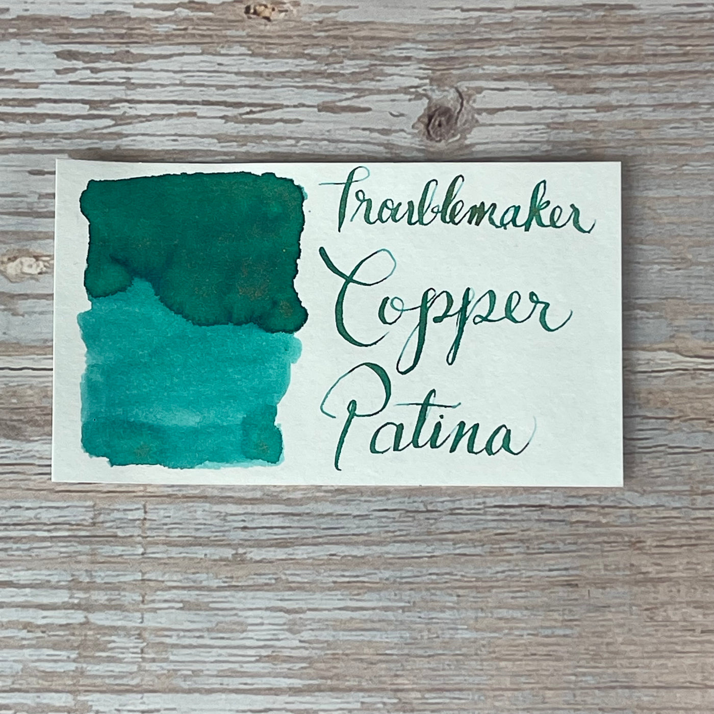 Troublemaker Copper Patina - 60ml Bottled Ink