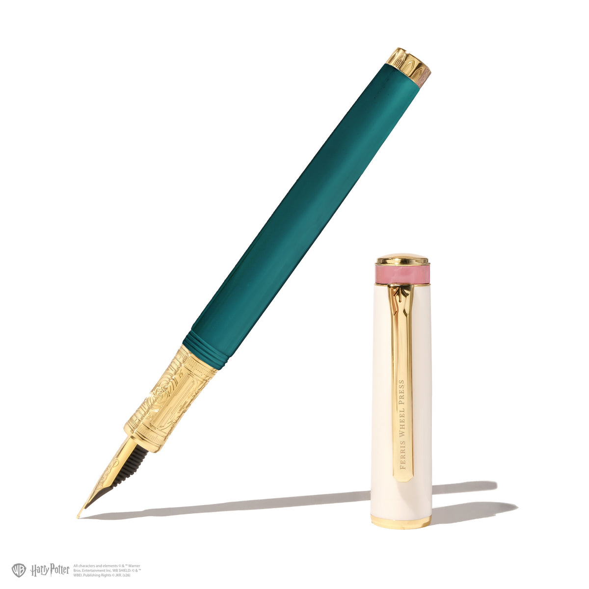 Ferris Wheel Press Masque Fountain Pen and Ink Set - Teal