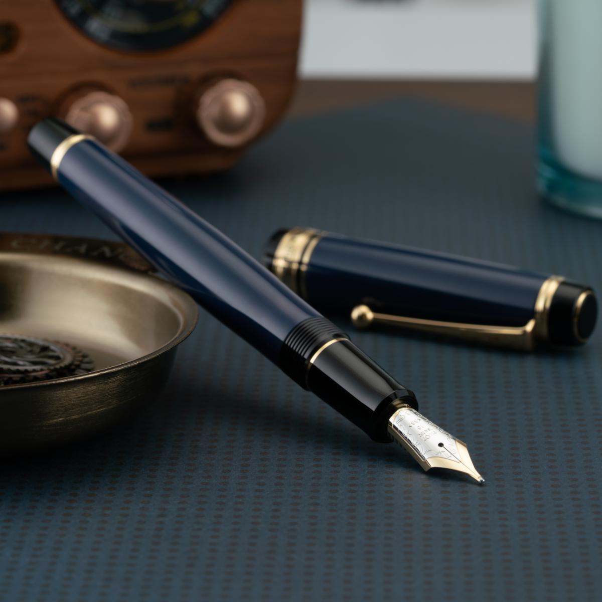 Pilot Custom Urushi 845 Fountain Pen - Prussian Blue