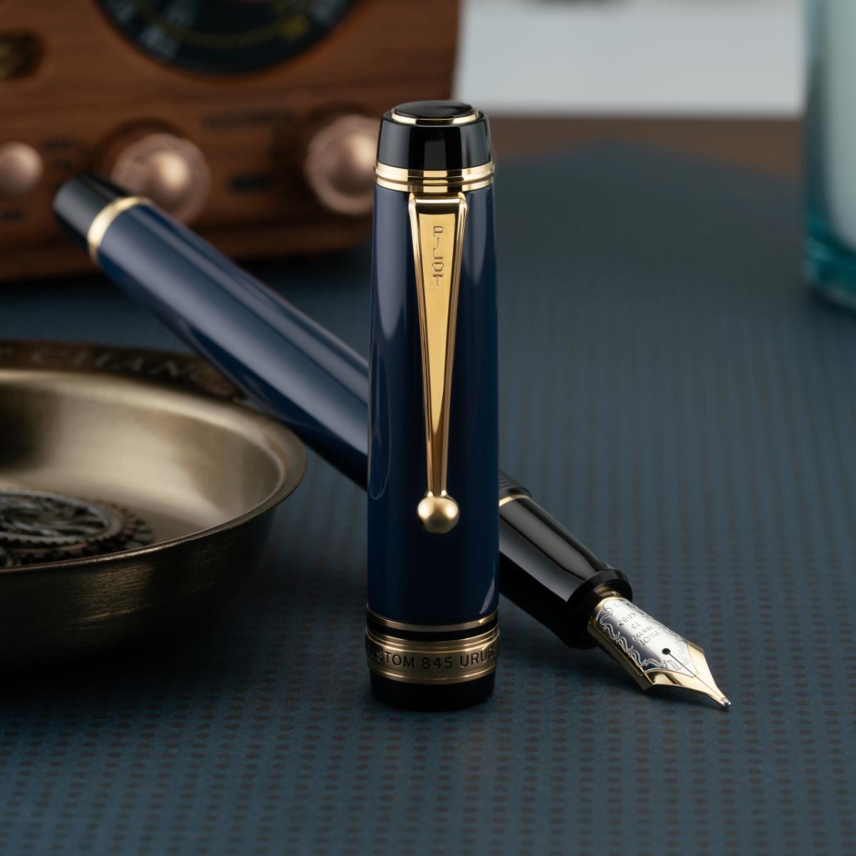 Pilot Custom Urushi 845 Fountain Pen - Prussian Blue