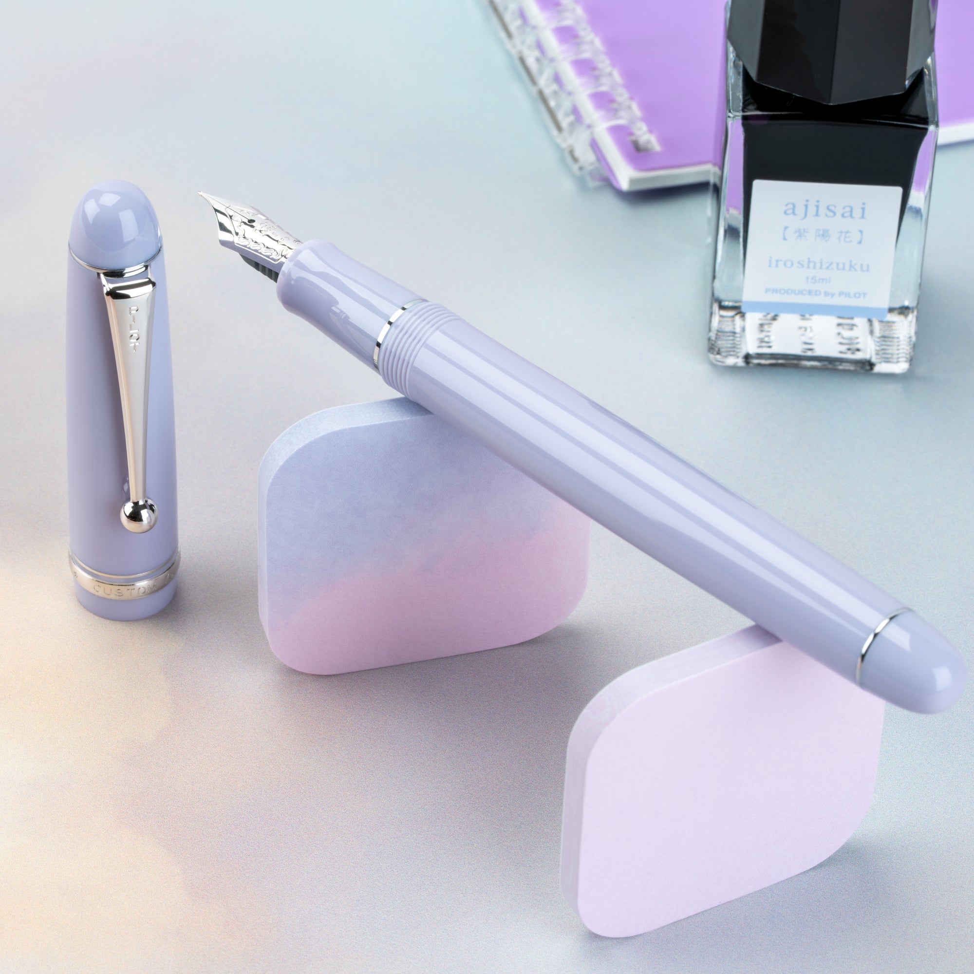 ラベンダー Pilot Custom 74 Fountain Pen - Lavender Fog (Special Edition